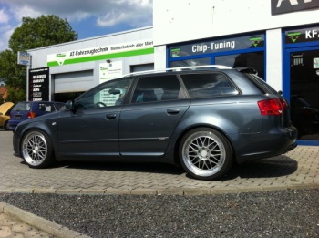 ATF-Tuning Audi A4: H&R Tieferlegungssatz, 8,5x19" BBS Le Mans"