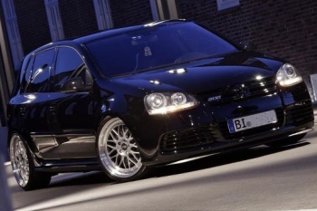 ATF-Tuning Golf 5: H&R Gewindefahrwerk, BBS Le Mans 19" mit 225/35-19, Seat Leon Cupra Lippe, diverse Anbauteile in Carbon