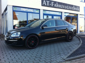 ATF-Tuning VW Jetta: H&R Tieferlegung, 19" CMS Alufelgen mit 225/35-19